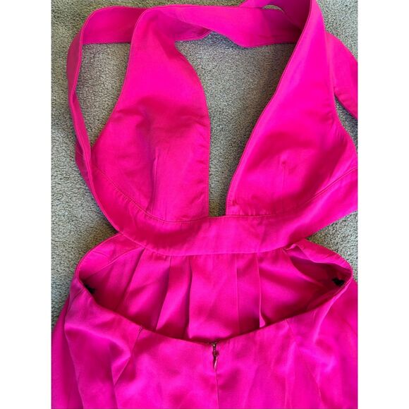 JILL STUART Deep V Gown in Gossip pink, Sz 2, $328 B26 - Picture 6 of 9